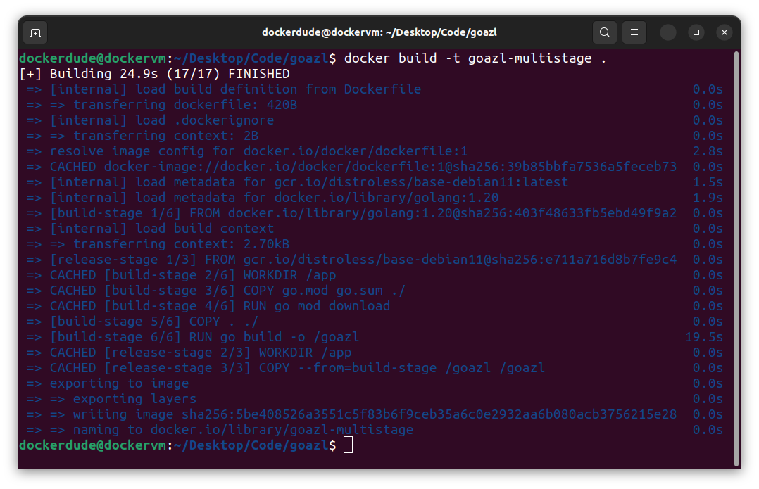 Docker multi-stage image